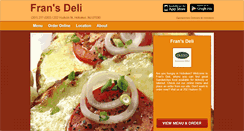 Desktop Screenshot of frans-deli.com